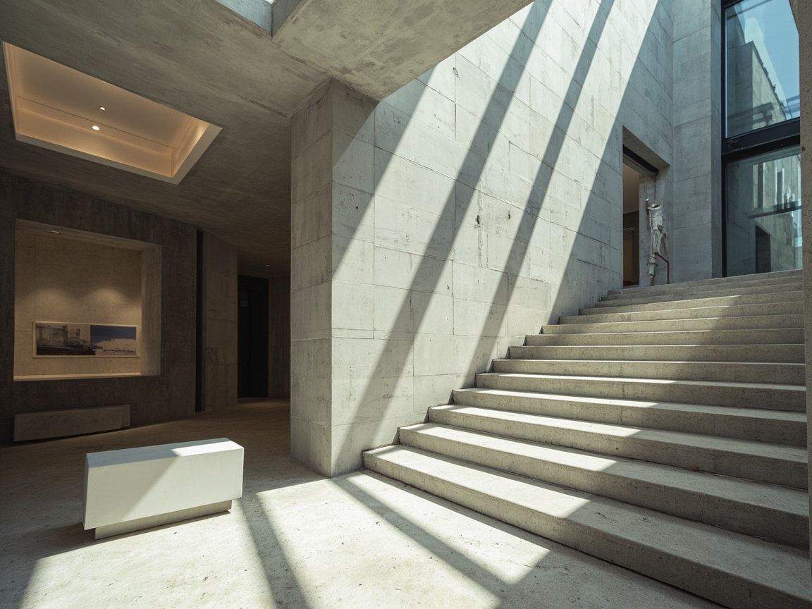 Ansicht eines minimalistischen Betonbaus von Studio Beton mit großer Fensteröffnung